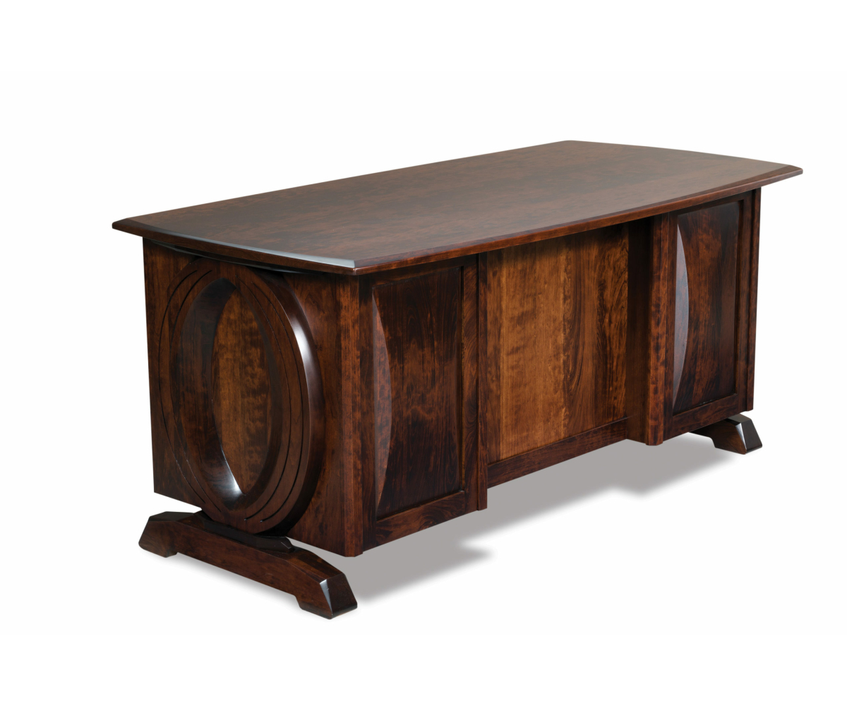 Saratoga Curved Top Desk Sierra Valley Furniture