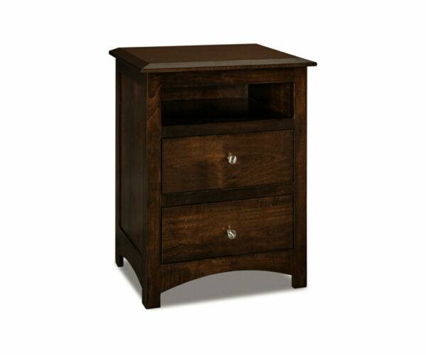 Finland 2 Drawer Open Nightstand