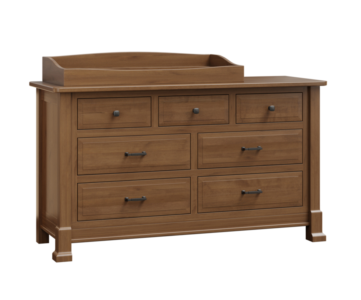 Mackenzie 7 Drawer Dresser With Changing Box Top Option