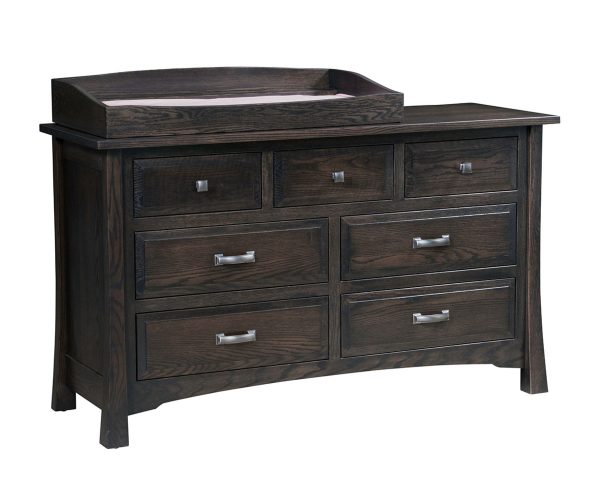Addison 7 Drawer Dresser With Changing Box Top Option