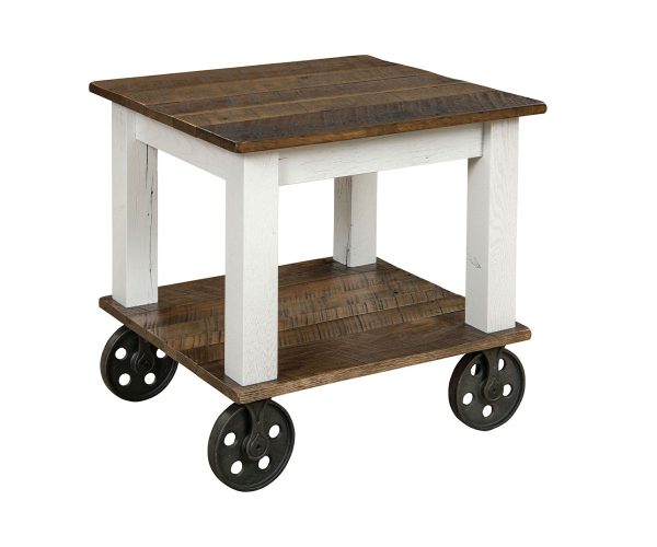 Mill Cart End Table