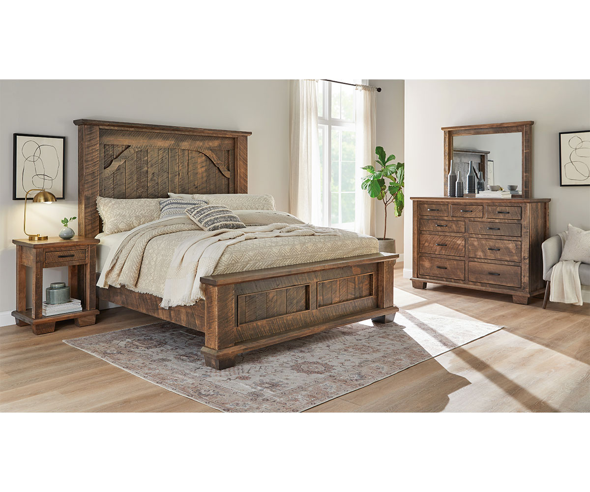 Burlington 3 Drawer Nightstand - Image 5