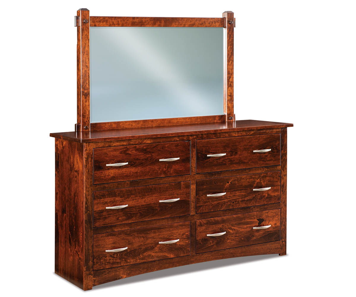 Denver 6 Drawer Dresser - 38¼"H