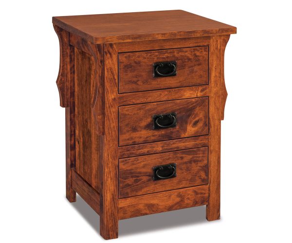 Stick Mission 3 Drawer Nightstand