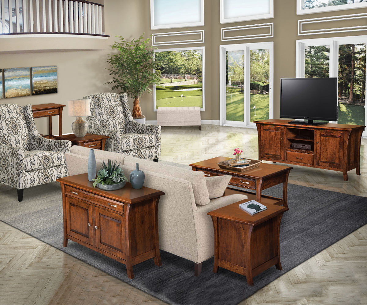 Ensenada Enclosed Sofa Table - Image 2