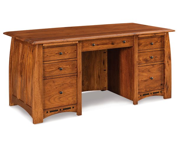 Boulder Creek Curved Top Desk Base