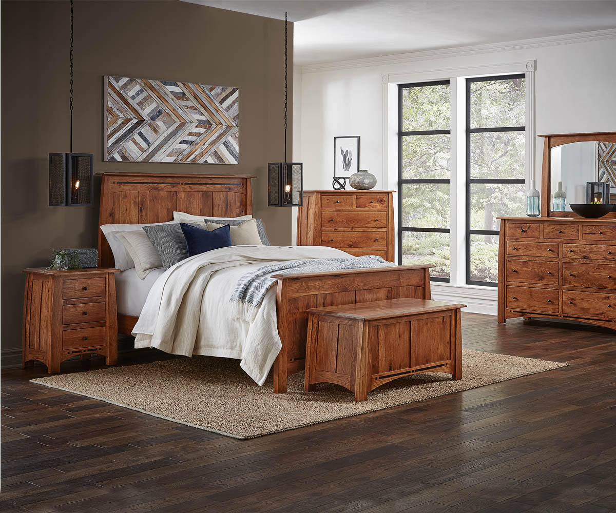 Boulder Creek 1 Drawer 2 Door Nightstand - Image 7