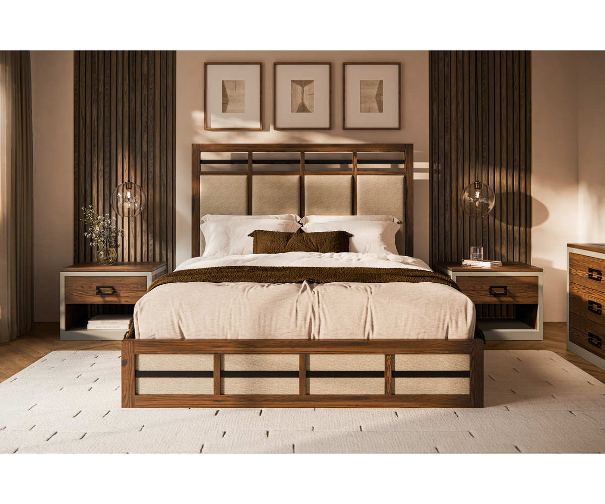 Sarasota Upholstered Panel Bed - Image 2
