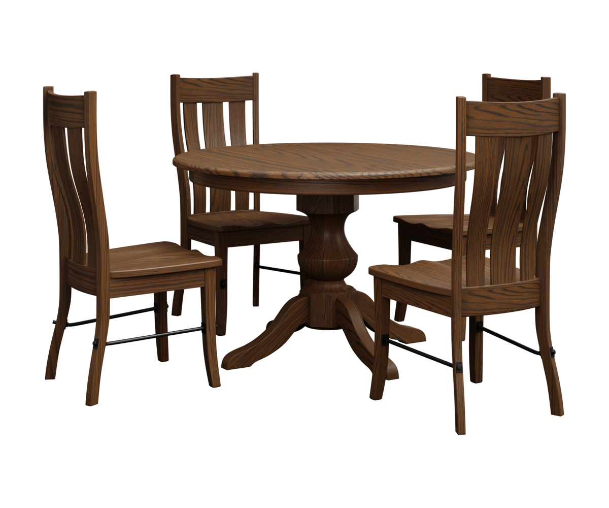 Denver Single Pedestal Table - Image 2