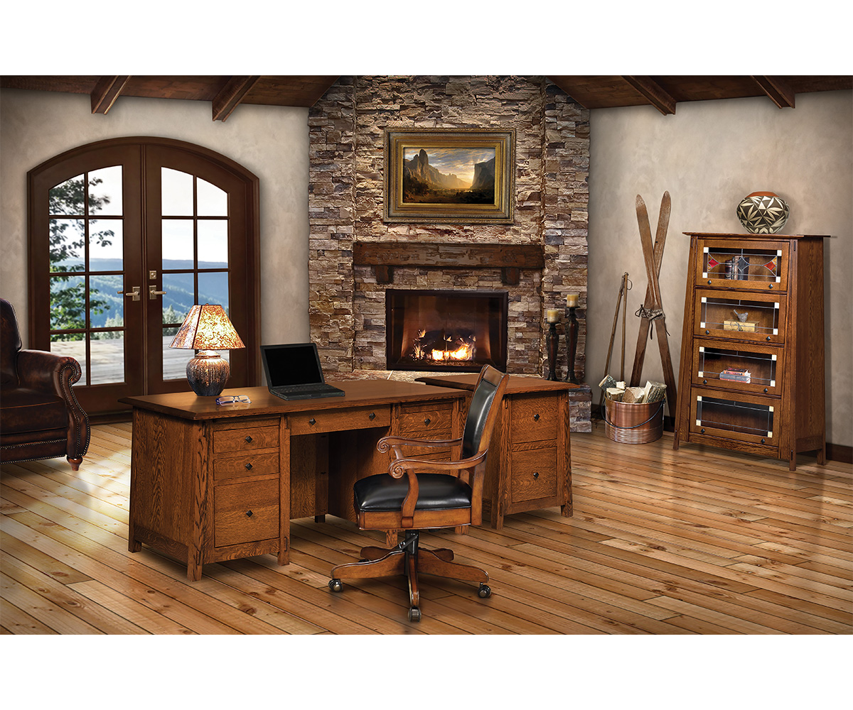 Colbran Single Pedestal Desk - Image 2