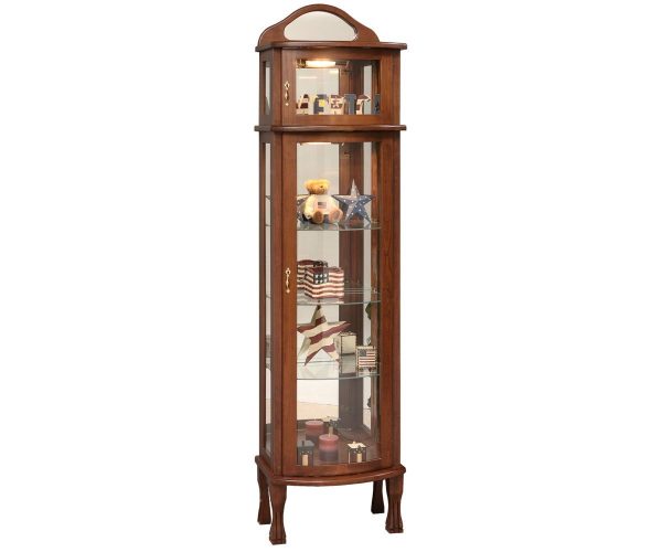 Rectangular Bonnet Top Curio