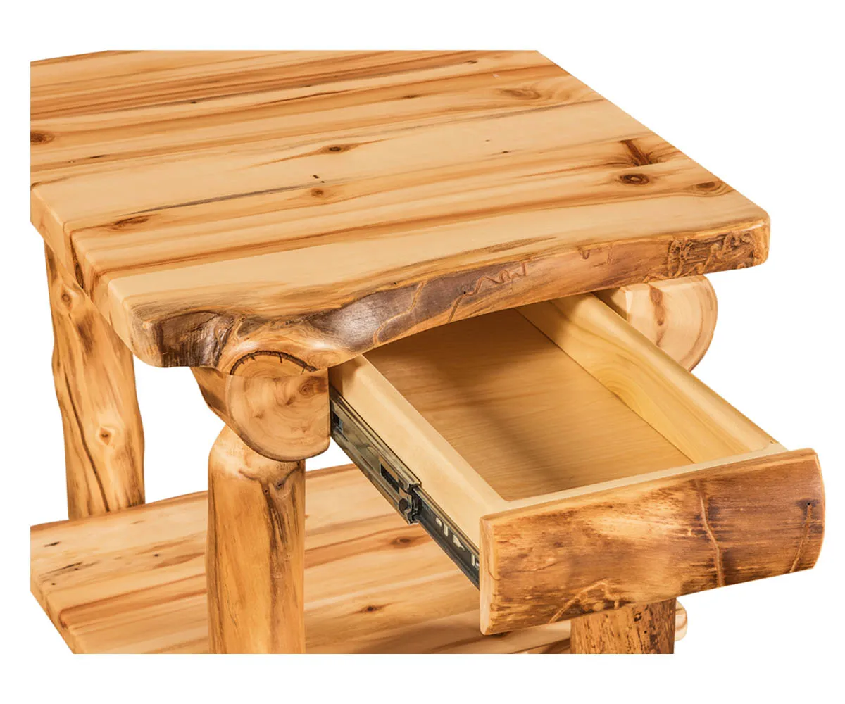 1 Drawer 1 Shelf Nightstand - Aspen - Image 2