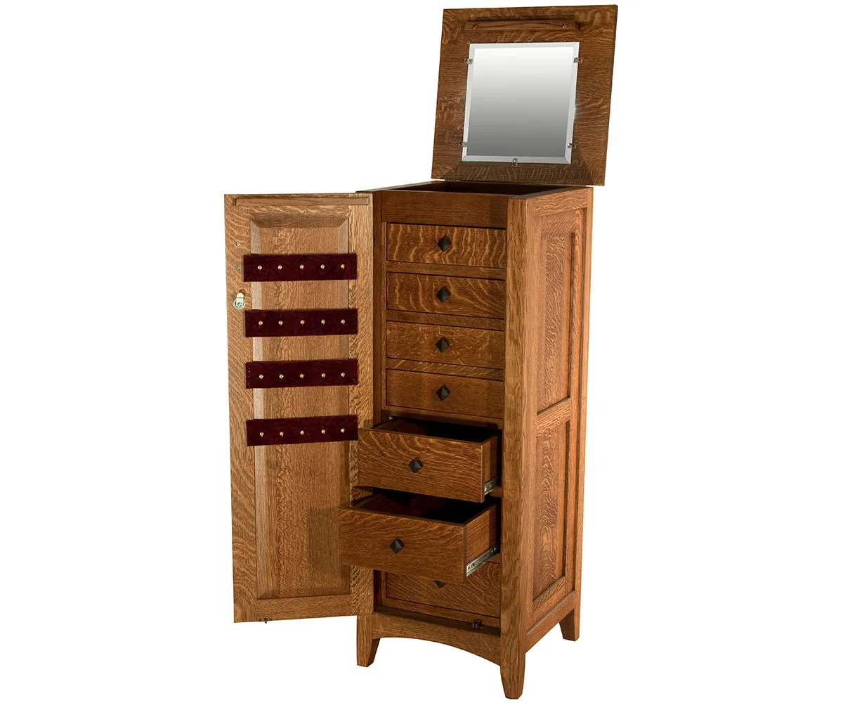 Flush Mission Jewelry Armoire - Image 2