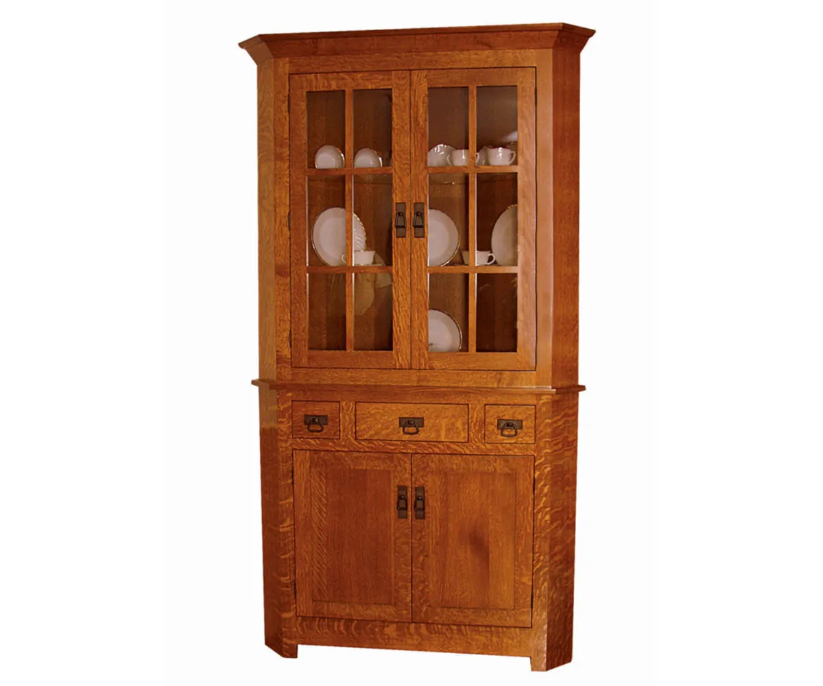 Grandwood Mission 32" Corner Hutch