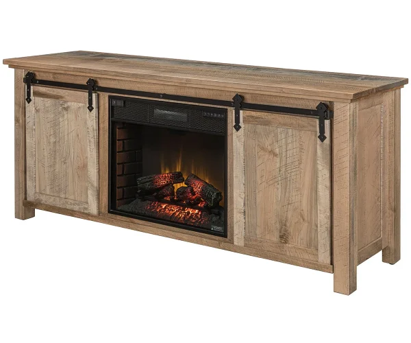 Calloway Fireplace Entertainment Center - 80⅝"W