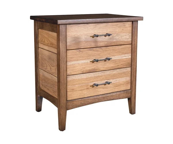 Phoenix 3 Drawer Nightstand