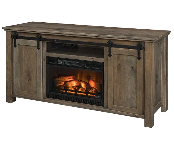 Calloway Fireplace Entertainment Center - 68"W
