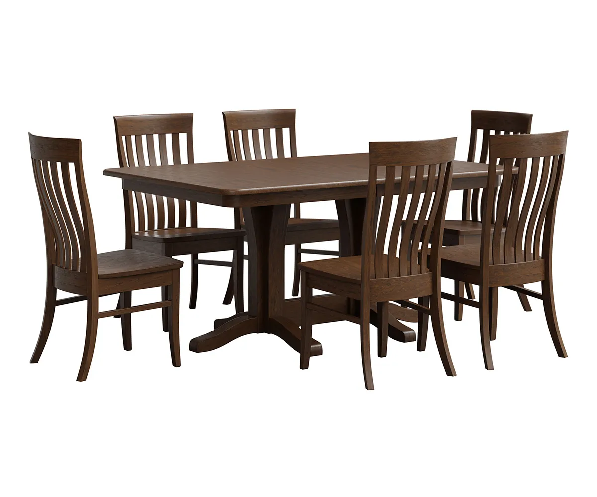 Millsdale Double Pedestal Table - Image 5