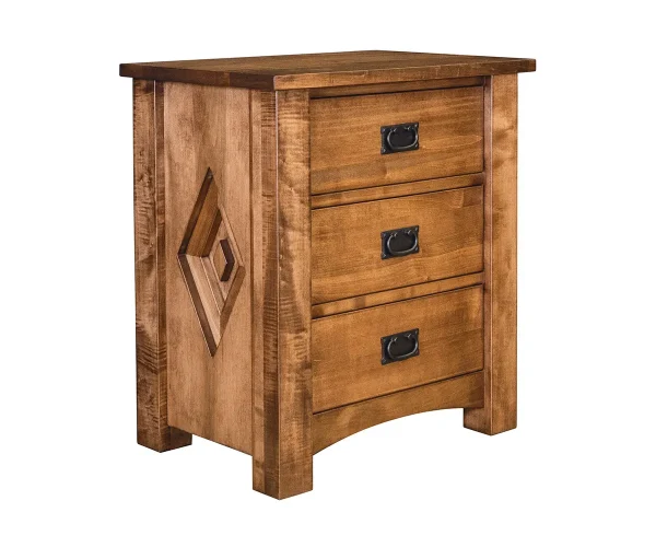 Grand Mesa 3 Drawer Nightstand