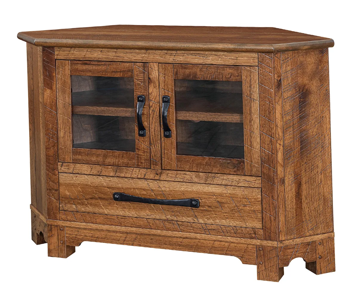 Farmhouse Corner Cabinet - 51"W