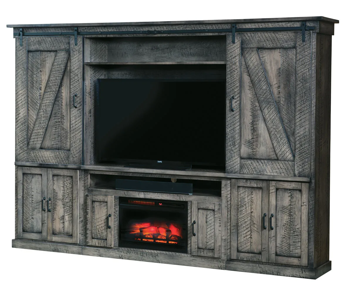 Durango Fireplace Wall Unit