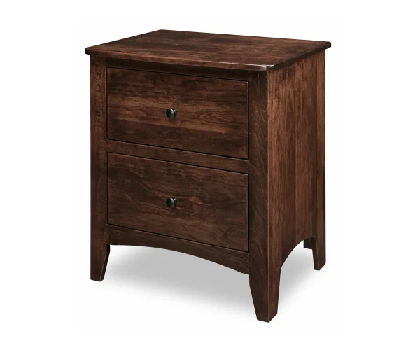 Carlston 2 Drawer Nightstand