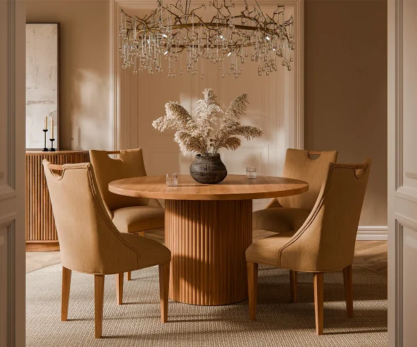 Rainier Single Pedestal Dining Collection